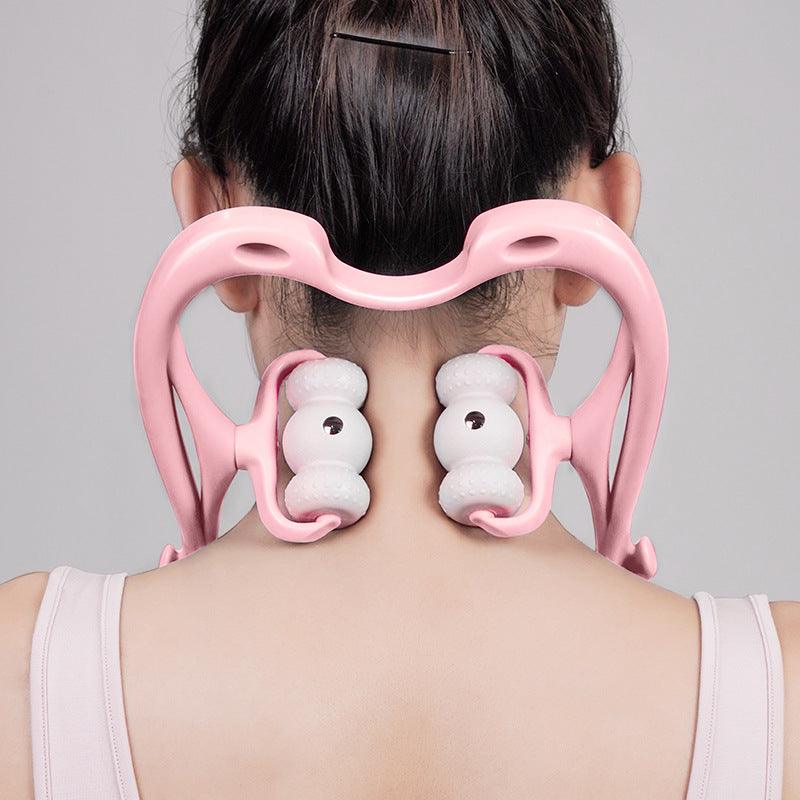 Cervical Spine Massager - Pink / 🔥 Magnet（New）🔥 - Neck Roller - CozyBuys