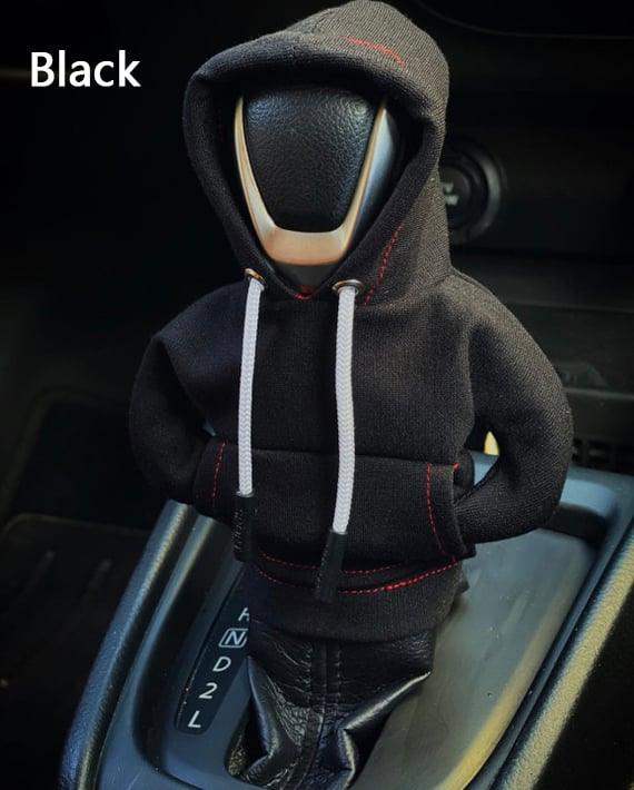 Hoodie Car Gear Shift Cover - Black - CozyBuys
