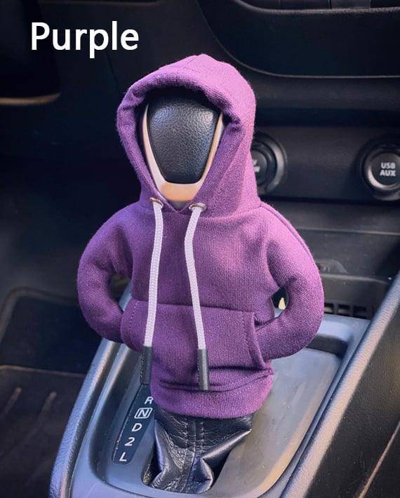 Hoodie Car Gear Shift Cover - Purple - CozyBuys
