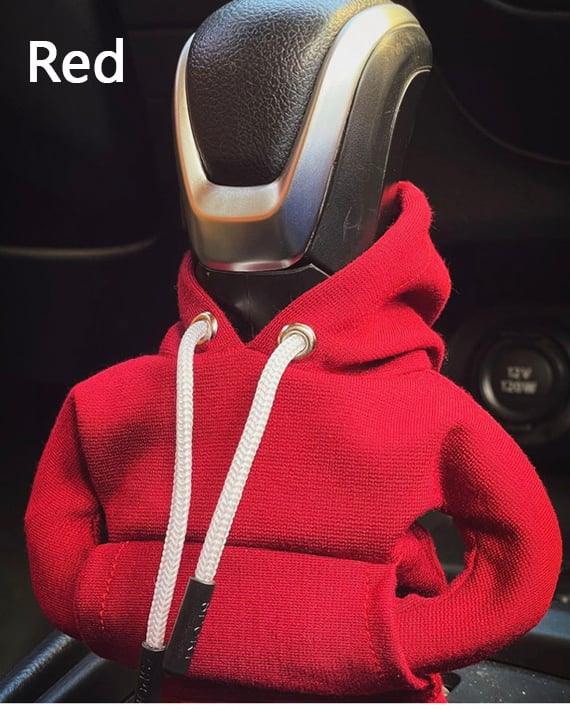 Hoodie Car Gear Shift Cover - Red - CozyBuys