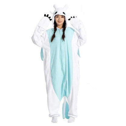 The Comfy Dragon Pajama3.0 - S Fit 4’10-5’2(148cm to 158cm) / White - CozyBuys