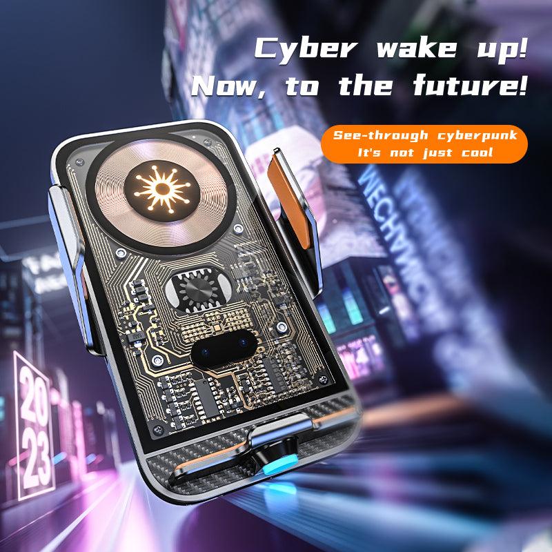 CozyBuys™ CyberPunk Wireless Charging Car Phone Holder - CozyBuys