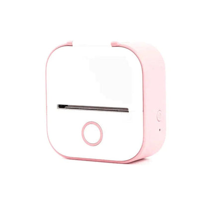 Mini Portable Printer - Pink+1Roll - CozyBuys