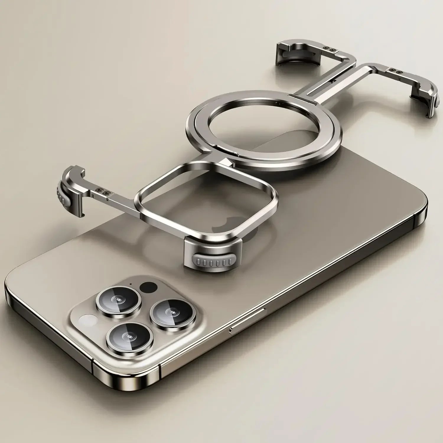 Metal iPhone Case - Natural Titanium / iPhone 15 - CozyBuys