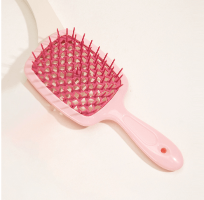 Detangling Hair Brush - Flamingo Pink - CozyBuys