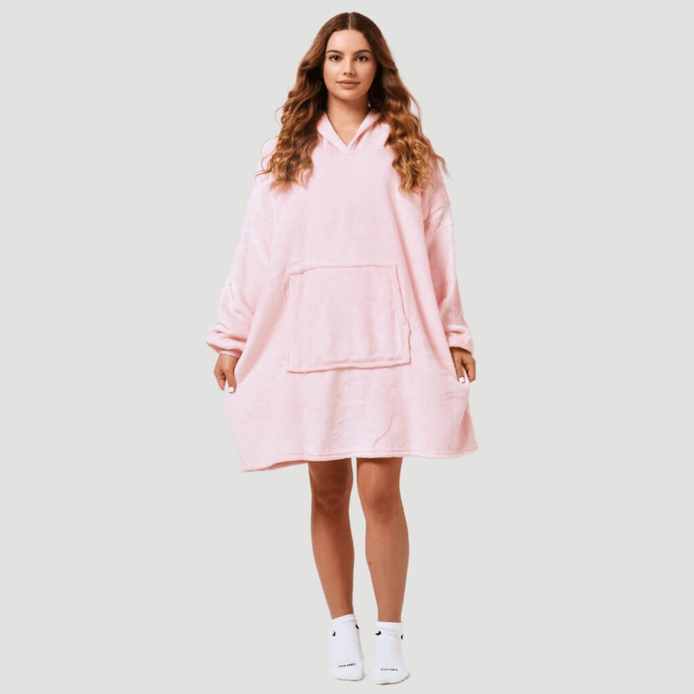 The Ultra-Soft Blanket Hoodie - Pink - CozyBuys