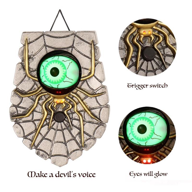 🔔 Animated Eyeball Doorbell with Spooky Sounds