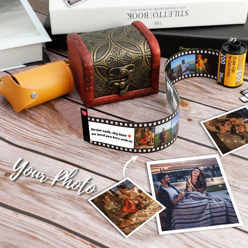 Custom Drive Safe Film Roll Keychain For Your Love - CozyBuys