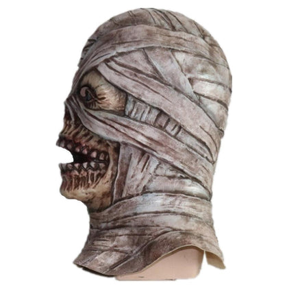Halloween Mummy Zombie Latex Mask - Clothing - CozyBuys