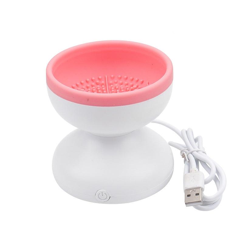 Automatic Rechargeable USB Makeup Cleaner - White Powder - Personal Care - CozyBuys