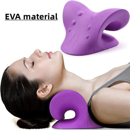 Neck Correct - Cervical Traction Pillow - Purple - Neck Health - CozyBuys