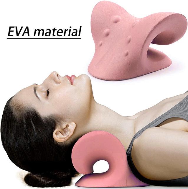 Neck Correct - Cervical Traction Pillow - Pink - Neck Health - CozyBuys