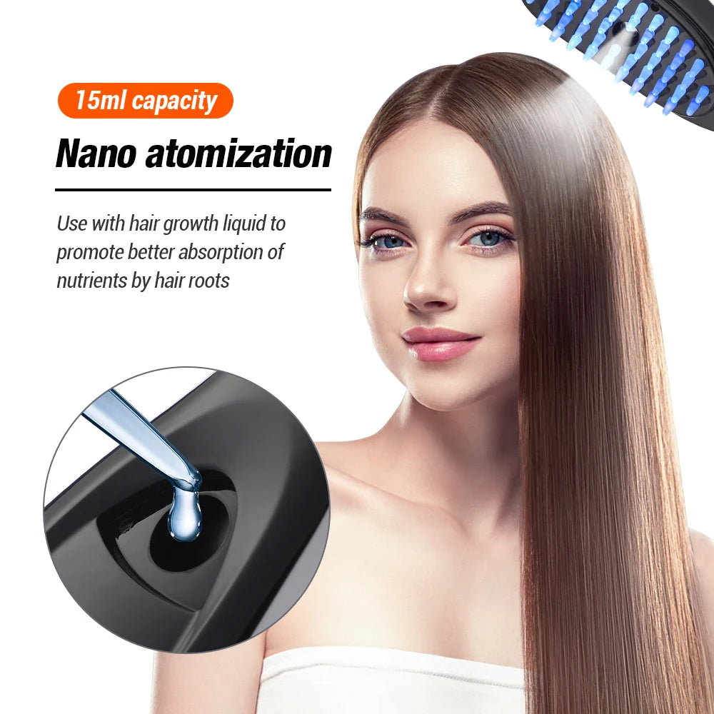LED Hair Growth Brush