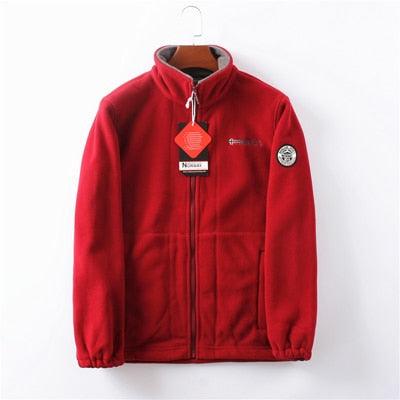 Thick Windbreaker Jacket - Red / M - 0 - CozyBuys