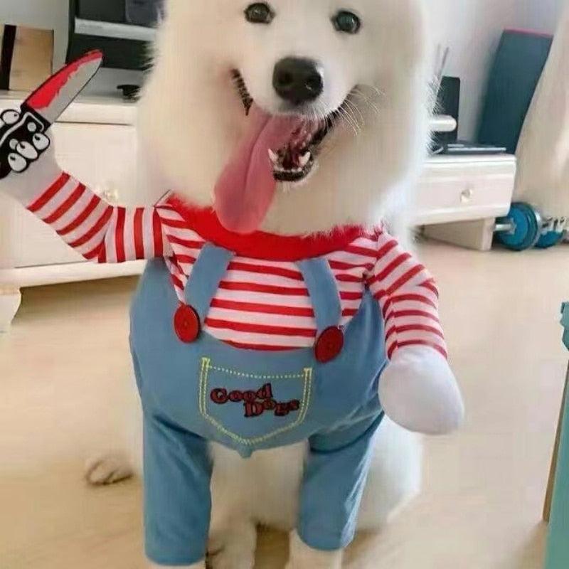 Deadly Doll Dog Costume for Halloween! - CozyBuys