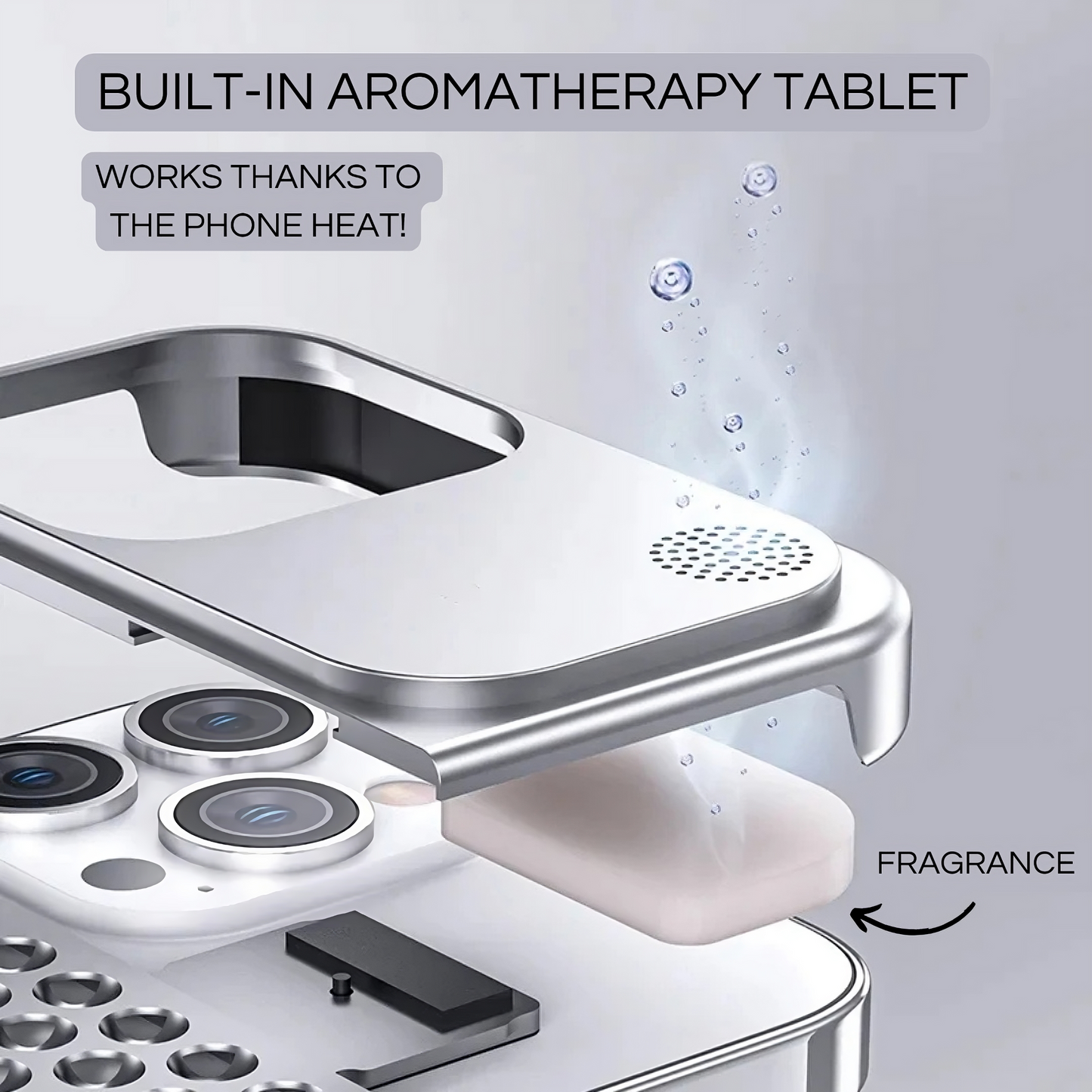 NexaTech® 100% Metal Heat Dissipation Case + Built-in Aromatherapy - CozyBuys