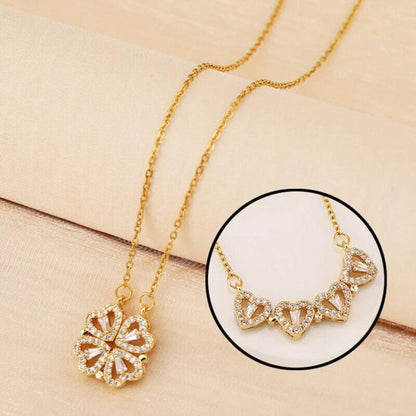 2 in 1 Necklace - Gold - 2 in 1 necklace - CozyBuys
