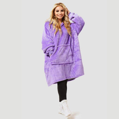 The Ultra-Soft Blanket Hoodie - Purple - CozyBuys